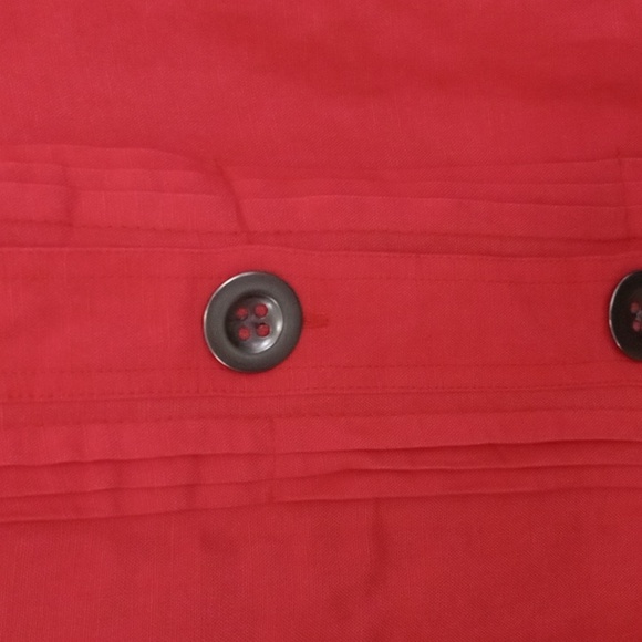 Christopher and Banks New Orange 3/4 Sleeve Linen Blend Jacket Size XL - Picture 3 of 8